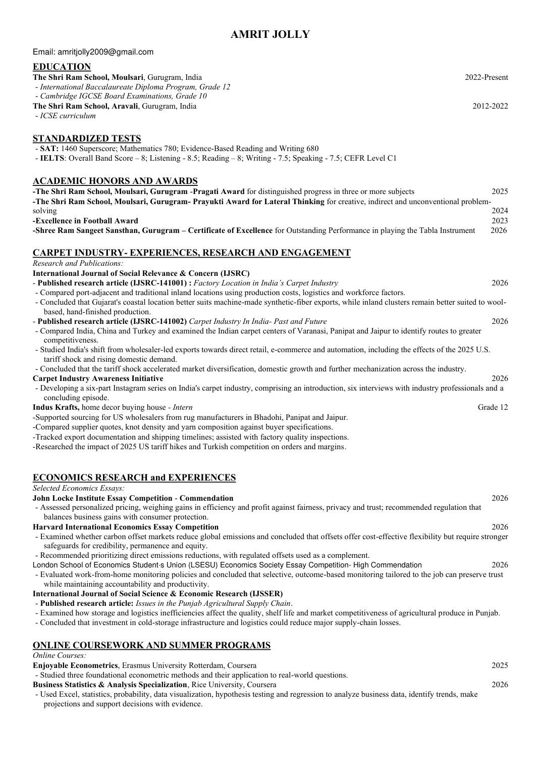 Résumé page 1
