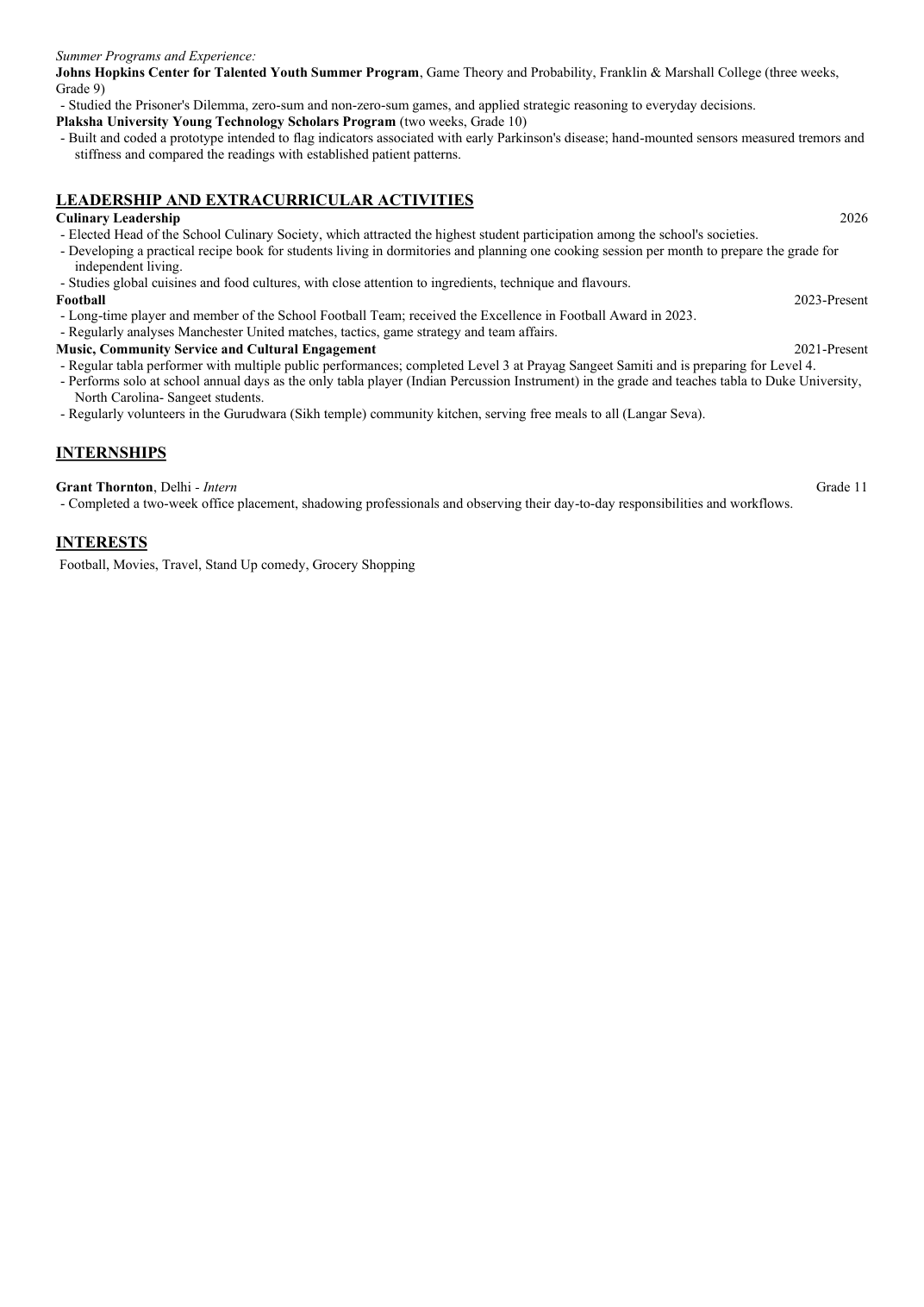 Résumé page 2